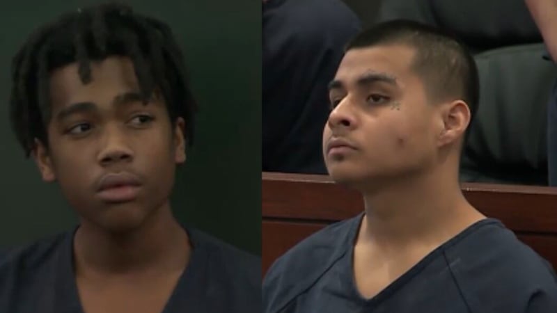 Los dos hombres acusados de atropellar y matar a un jefe de policía jubilado en Las Vegas en...