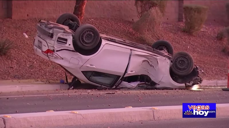 La policía informó que dos vehículos estuvieron involucrados en el choque.